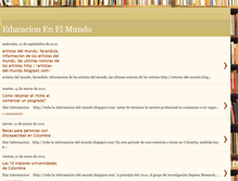 Tablet Screenshot of educacion-en-el-mundo.blogspot.com