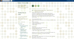 Desktop Screenshot of gotta-get-a-job.blogspot.com