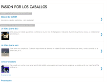 Tablet Screenshot of caballo-pasion.blogspot.com