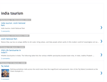 Tablet Screenshot of indiatourisminfo.blogspot.com