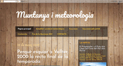 Desktop Screenshot of muntanyaimeteorologia.blogspot.com