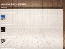 Tablet Screenshot of muntanyaimeteorologia.blogspot.com