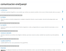 Tablet Screenshot of comunicacion-eneljuanpi.blogspot.com