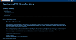 Desktop Screenshot of graduacionfcc2009.blogspot.com