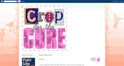 Desktop Screenshot of cropforthecure2011.blogspot.com