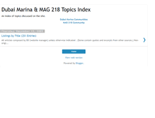 Tablet Screenshot of mag218topicsindex.blogspot.com