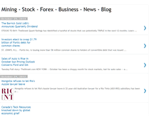 Tablet Screenshot of mining-news.blogspot.com