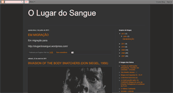 Desktop Screenshot of olugardosangue.blogspot.com