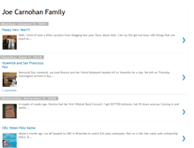 Tablet Screenshot of joecarnohanfamily.blogspot.com