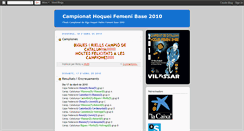 Desktop Screenshot of campionatfemenibase2010.blogspot.com