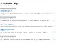 Tablet Screenshot of doing-business-right.blogspot.com
