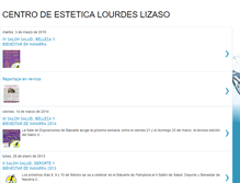 Tablet Screenshot of lourdeslizaso-estetica.blogspot.com