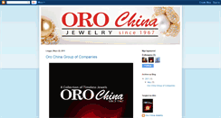 Desktop Screenshot of orochinajewelry.blogspot.com