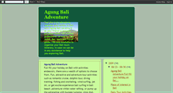 Desktop Screenshot of agungbaliadventure.blogspot.com