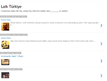 Tablet Screenshot of laikturkiye.blogspot.com