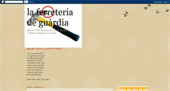 Desktop Screenshot of laferreteriadeguardia.blogspot.com