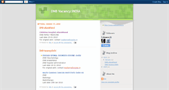Desktop Screenshot of dnbvacancy.blogspot.com
