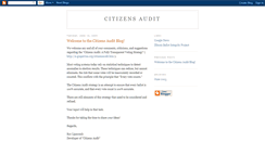 Desktop Screenshot of citizensaudit.blogspot.com