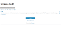 Tablet Screenshot of citizensaudit.blogspot.com