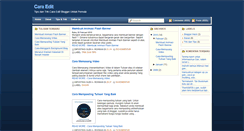 Desktop Screenshot of caraedit.blogspot.com