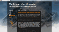 Desktop Screenshot of journeyaftermiscarriage.blogspot.com