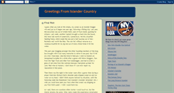 Desktop Screenshot of greetingsfromislandercountry.blogspot.com