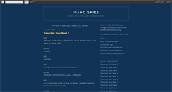 Desktop Screenshot of idahoskiesreport.blogspot.com