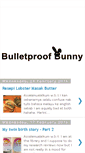 Mobile Screenshot of bulletproofbunny.blogspot.com