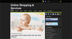 Desktop Screenshot of onlineshoppingandservices.blogspot.com