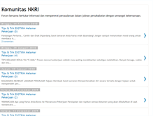 Tablet Screenshot of komunitasnkri.blogspot.com