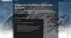 Desktop Screenshot of correccionposturapc.blogspot.com