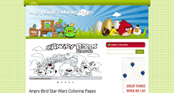 Desktop Screenshot of angrybirdscoloringpages.blogspot.com