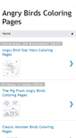 Mobile Screenshot of angrybirdscoloringpages.blogspot.com