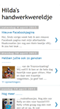 Mobile Screenshot of hildashandwerkwereldje.blogspot.com