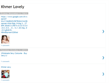 Tablet Screenshot of khmerslovely.blogspot.com