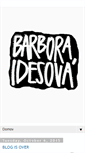 Mobile Screenshot of barboraidesova.blogspot.com