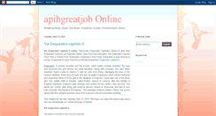 Desktop Screenshot of apihgreatjob.blogspot.com