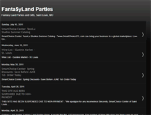 Tablet Screenshot of fantasylandparties.blogspot.com