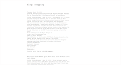 Desktop Screenshot of blogshoppingr.blogspot.com