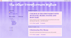 Desktop Screenshot of other-transformers-mythos.blogspot.com