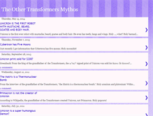 Tablet Screenshot of other-transformers-mythos.blogspot.com