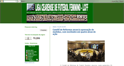 Desktop Screenshot of lcfutebolfeminino.blogspot.com