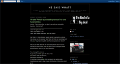 Desktop Screenshot of he-saidwhat.blogspot.com