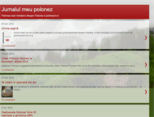 Tablet Screenshot of jurnal-de-polonia.blogspot.com