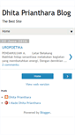Mobile Screenshot of dhitaprianthara.blogspot.com