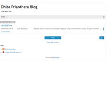 Tablet Screenshot of dhitaprianthara.blogspot.com