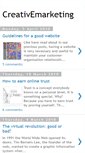 Mobile Screenshot of creativ-e-marketing.blogspot.com