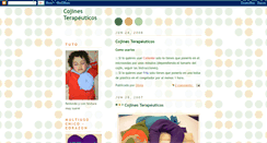 Desktop Screenshot of cojinesterapeuticos.blogspot.com