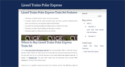 Desktop Screenshot of lioneltrainspolarexpress.blogspot.com