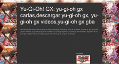 Desktop Screenshot of elblogdeyu-gi-oh-gx.blogspot.com